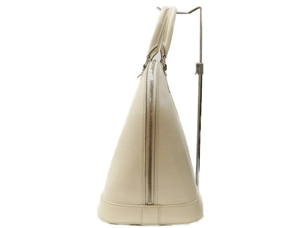 Louis Vuitton Ivory Alma White Epi Handbag White